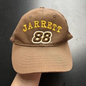 Dale Jarrett 88 Hat Cap Strap Back One Size Brown NASCAR Racing Competitors View
